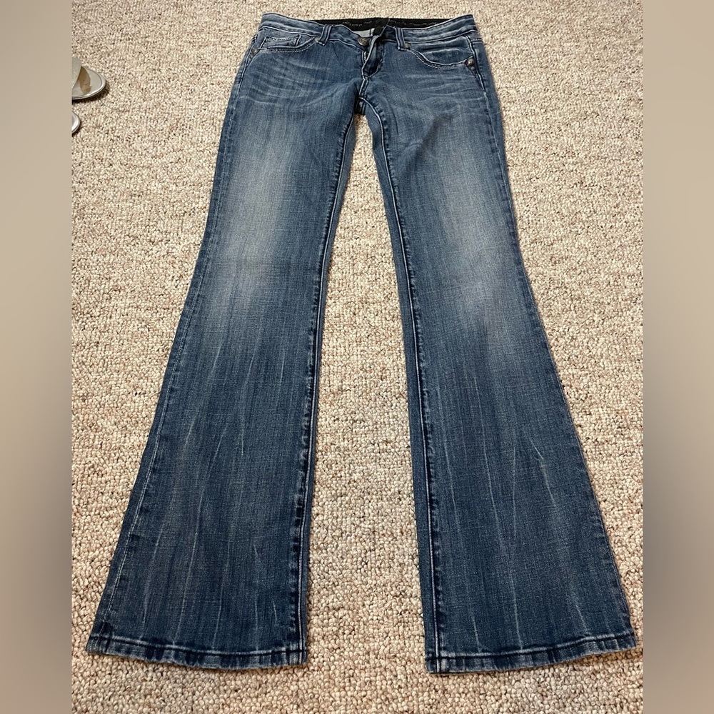 Rerock for Express Women's Size 4L Boot Jeans w/ Detailed Pockets